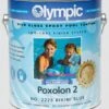 Poxolon 2 Two Coat Epoxy Pool Paint - 1 Gallon - Bikini Blue -Art Swimming Pool 2228