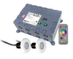 S.R. Smith PoolLux Premier Lighting Control With Remote And 2 Kelo LED 7w Lights