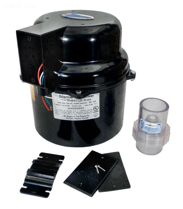 Air Supply Silencer Spa Blower 1.5 HP 120V - 6316120F 4 Air Supply Silencer Spa Blower 1.5 HP 120V - 6316120F - Image 2