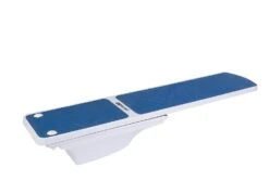 SR Smith 68-207-7362B Diving Board And Stand Combination, Flyte Deck II Stand White In Color With Truetread Diving Boad, 6' White With Blue Truetread
