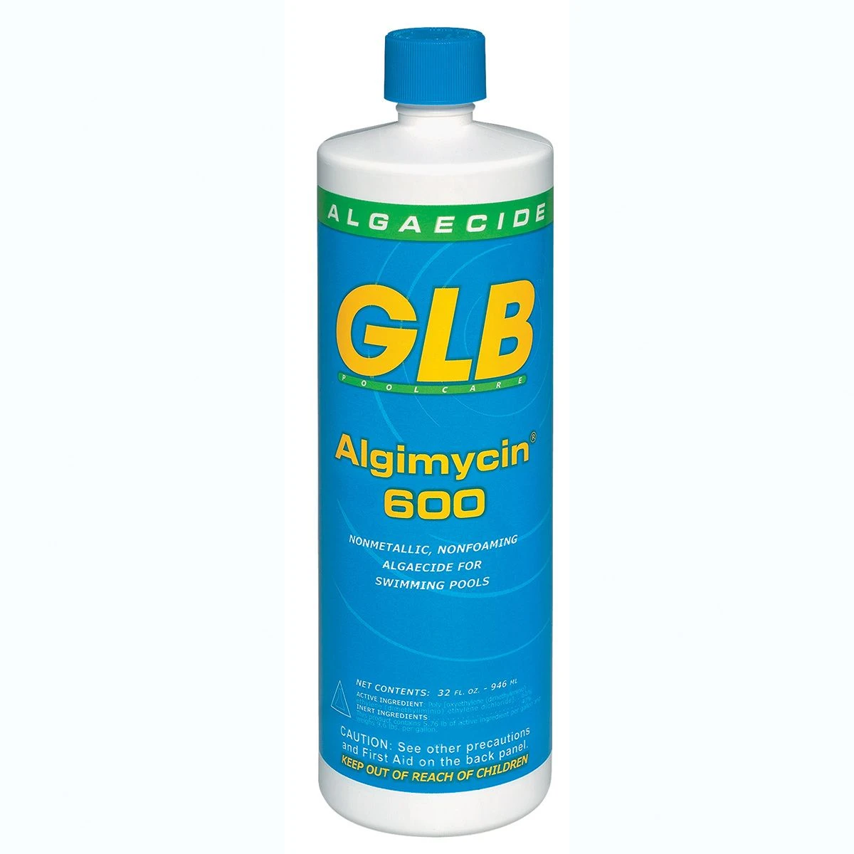 GLB Algmycin 600 Non Foaming Algaecide - 1 Quart 3 GLB Algmycin 600 Non Foaming Algaecide - 1 Quart