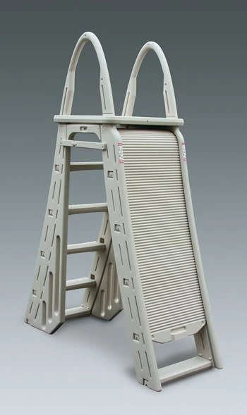 Confer A-Frame Above Ground Pool Ladder With Roll Guard - 7200 4 Confer A-Frame Above Ground Pool Ladder With Roll Guard - 7200 - Image 2