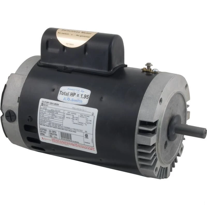 B123 Pool Pump Motor 56C Frame 1.5 HP Keyed Shaft 115V/230V 4 B123 Pool Pump Motor 56C Frame 1.5 HP Keyed Shaft 115V/230V - Image 2