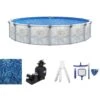 Bermuda 24' Round 52" Resin Frame Above Ground Pool Package - NB7208P 2 Bermuda 24' Round 52" Resin Frame Above Ground Pool Package - NB7208P -Art Swimming Pool bermuda round resin pool package 1 1