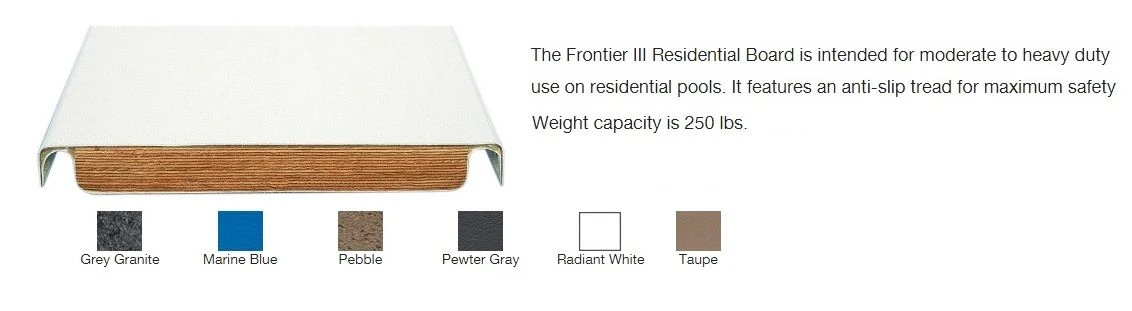 SR Smith 68-209-8402 Diving Board & Stand Combination, Flyte Deck II Diving Stand White In Color With 10' Frontier III Residential Board Radiant White 4 SR Smith 68-209-8402 Diving Board & Stand Combination, Flyte Deck II Diving Stand White In Color With 10' Frontier III Residential Board Radiant White - Image 2