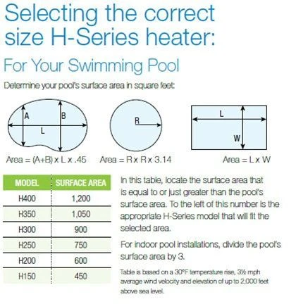 Hayward W3H400FDN H Series 400K BTU Natural Gas Pool Heater - Image 4