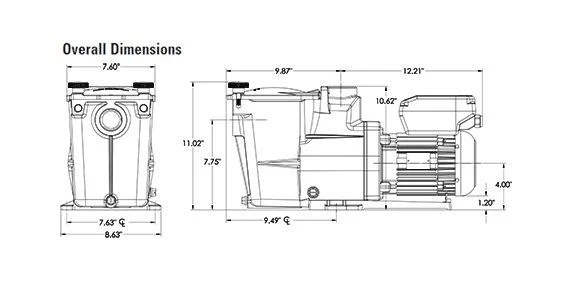 Hayward W3SP2603VSP Super Pump VS Variable Speed Pool Pump 230V 5 Hayward W3SP2603VSP Super Pump VS Variable Speed Pool Pump 230V - Image 3