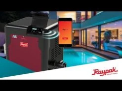Raypak 018033 399K BTU AVIA Low NOx Pool Heater, Natural Gas
