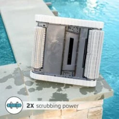 Dolphin Explorer E30 Advanced Robotic Pool Cleaner - 99996240-XP -Art Swimming Pool image 9 e30 2021 profileimage3 2xscrubbing
