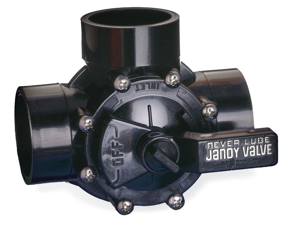 Jandy NeverLube 3 Way CPVC Diverter Valve - 2.5 Inch X 3 Inch - 4719 4 Jandy NeverLube 3 Way CPVC Diverter Valve - 2.5 Inch X 3 Inch - 4719 - Image 2