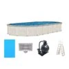 Kona Pearl 15' X 30' Oval 52" Steel Swimming Pool Package 2 Kona Pearl 15' X 30' Oval 52" Steel Swimming Pool Package -Art Swimming Pool kona pearl oval above ground pool package 1