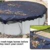 Arctic Armor Above Ground Pool Leaf Net For 30 Ft Round Pool 4 Year Warranty -Art Swimming Pool leaf net 2 1 6