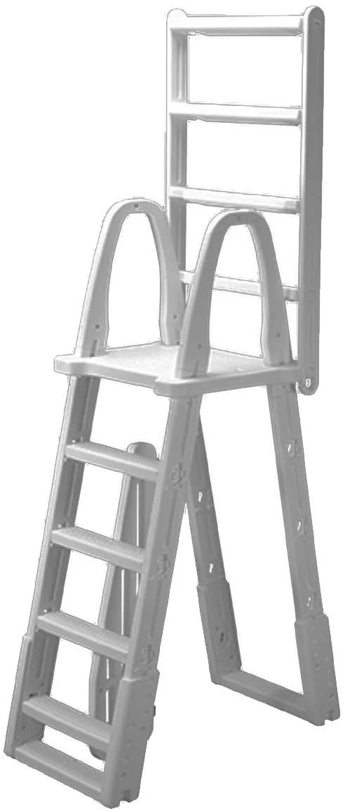 Ocean Blue 400200 A-Frame Above Ground Pool Ladder 4 Ocean Blue 400200 A-Frame Above Ground Pool Ladder - Image 2