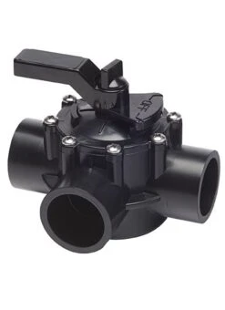 Ocean Blue Lube Free 3 Port 3 Way Diverter Valve CPVC 1.5" X 2" - 176106 - 4715