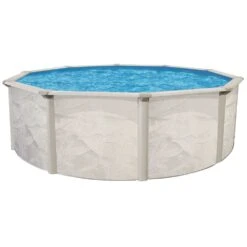 Ocean Mist Englewood 21' Round 52" Above Ground Pool Package -Art Swimming Pool ocean mist englewood round 1 1 1 1 1 1