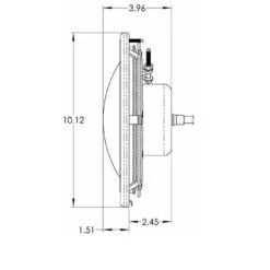 Pentair 601302 IntelliBrite LED Pool Light 5G White - 120V - 100 Ft Cord (500W) -Art Swimming Pool pentair intellibrite 5g white led light dimensions 7 1