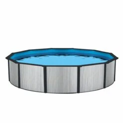 Savannah 18' Round 52-in Resin Above Ground Pool With 8" Top Rail