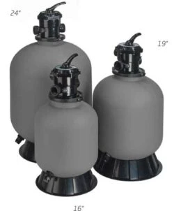 Speck 19" Sand Filter With 6-Position Multiport Valve - 1-1/2 Inch
