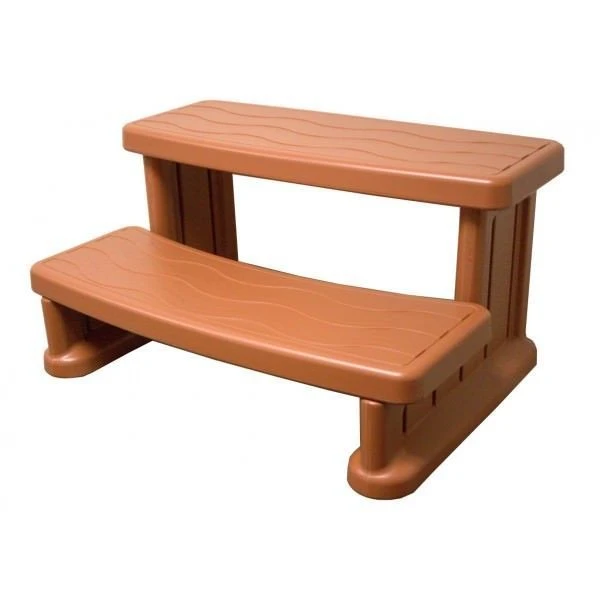 Redwood Spa Step By Cover Valet 3 Redwood Spa Step By Cover Valet