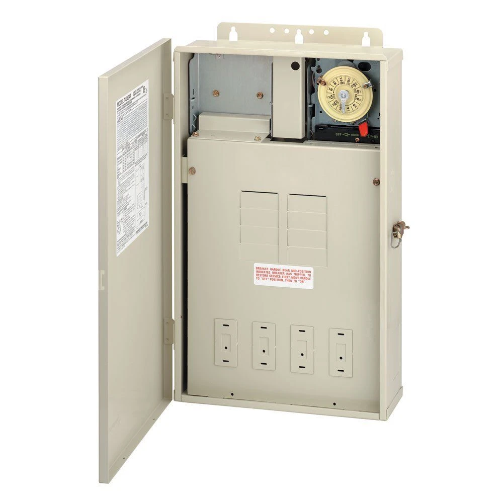 Intermatic T40004RT3 Subpanel W/ T104M Timer & 300W Transformer 5 Intermatic T40004RT3 Subpanel W/ T104M Timer & 300W Transformer - Image 3