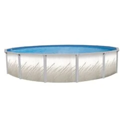 Whispering Springs 18' Round 52" Steel Swimming Pool Package