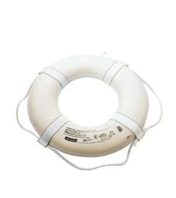 20" White Foam Ring Buoy - Coast Guard Approved